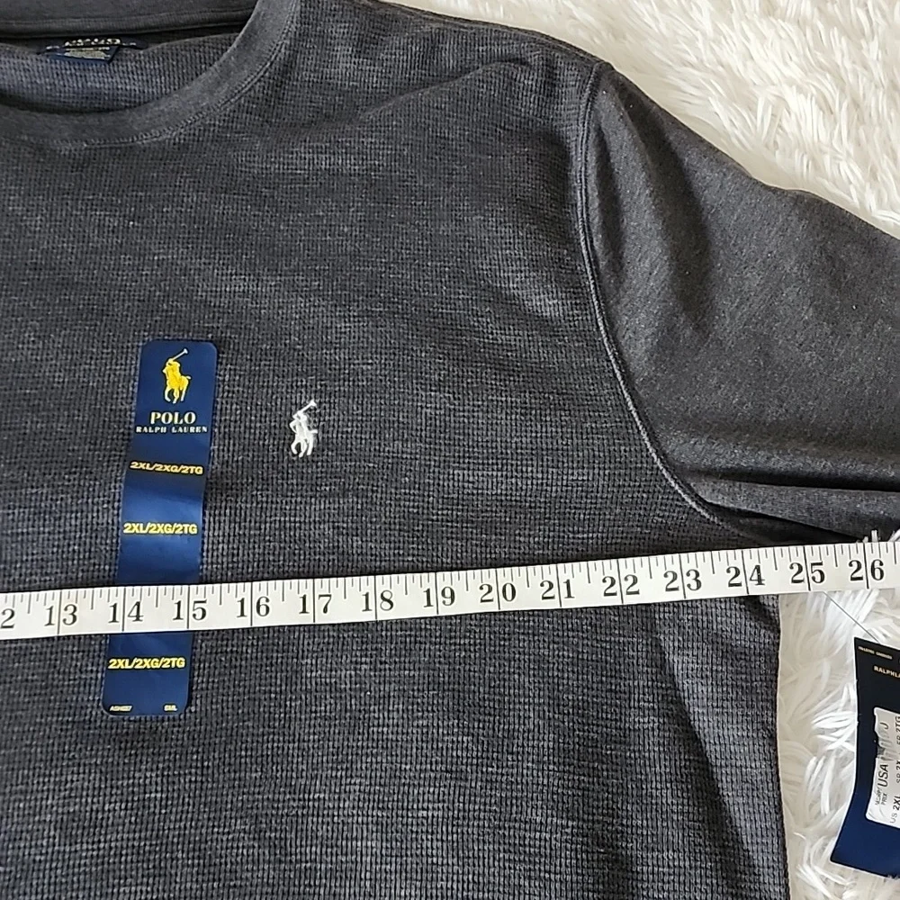 Polo  Ralph Lauren  Gray Long Sleeve Brand New